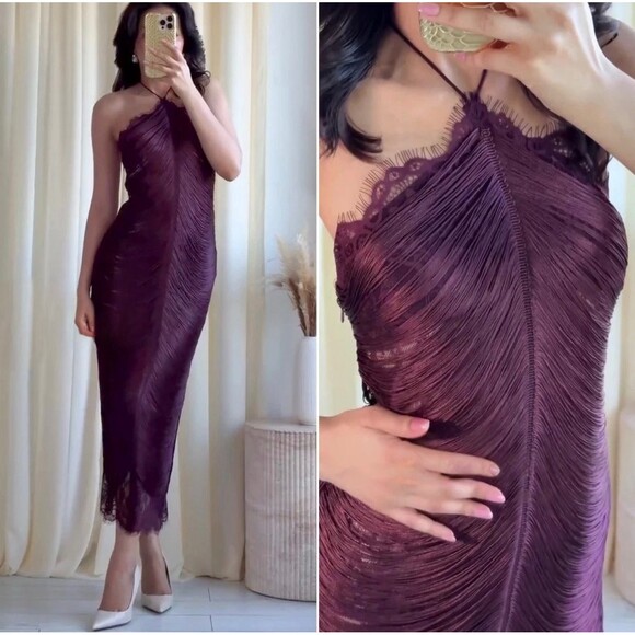 Zara Dresses & Skirts - Zara Long Fringe Dress